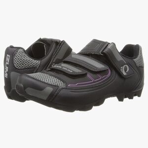 Pearl Izumi Black and Pink Cycling Shoes